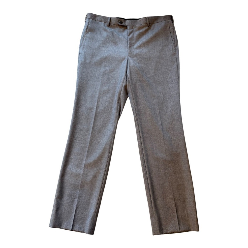 Knot Standard Gray Dress‎ Pants Modern Fit Office Career Size 36x34